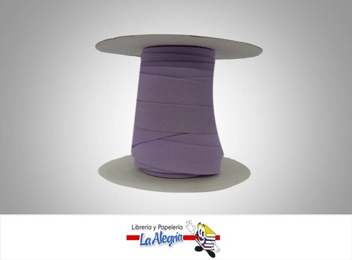 [SES007039] CINTA SESGO 25MM MORADO CLARO XMETRO MARCA S/M   