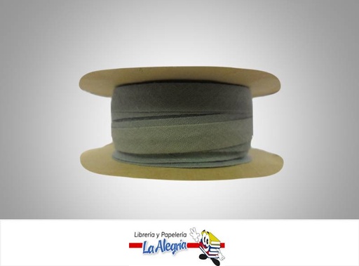 [SES12MM027] CINTA SESGO 12MM GRIS XMETRO MARCA S/M   