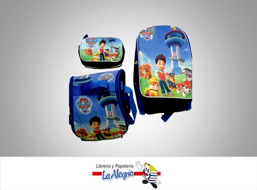 [SET0002] MORRAL ESCOLAR PEQUENO NINO 3PZ MARCA S/M   