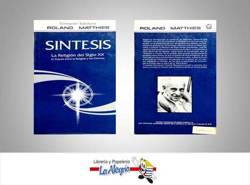 [SINTESIS] SINTESIS LA RELIGION DEL SIGLO XX  TEMATICA RELIGION AUTOR ROLAND MATTHIES EDITORIAL SABIDURIA