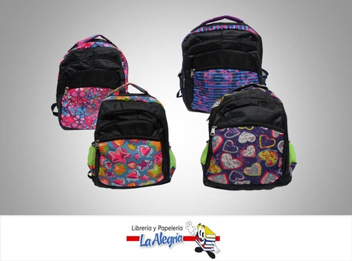 [SM802] MORRAL LONA ESTAMPADO MEDIANO MARCA S/M   
