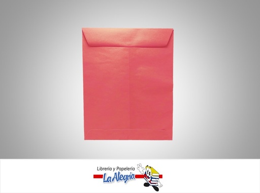 [SOBCAR003] SOBRE CARTA 23X29 CM ROJO UND MARCA S/M   
