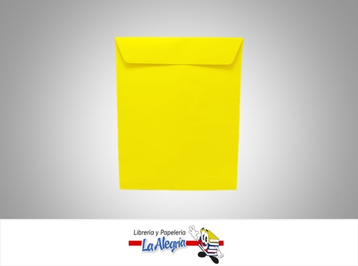 [SOBCAR007] SOBRE CARTA 23X29 CM AMARILLO UND MARCA S/M   