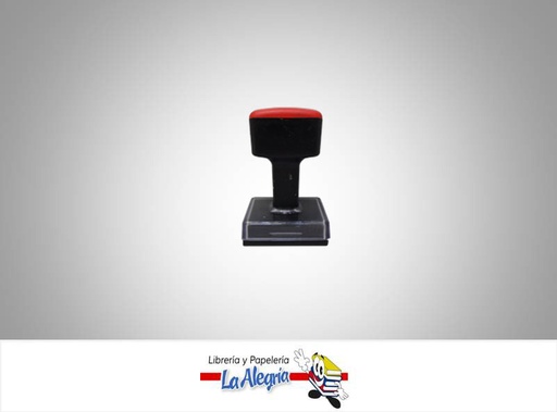 [SP007] SELLO PLASTICO CUADRADO 37X33MM MARCA ROMO   