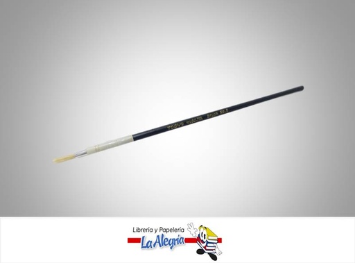 [T57704] PINCEL PLANO MANGO CORTO 577 N 04 UND MARCA TODY   