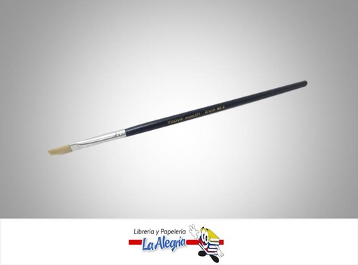 [T57706] PINCEL PLANO MANGO CORTO 577 N 06 UND MARCA TODY   