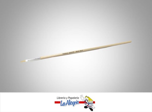 [T57900] PINCEL PLANO MANGO LARGO 579 N 00 UND MARCA TODY   