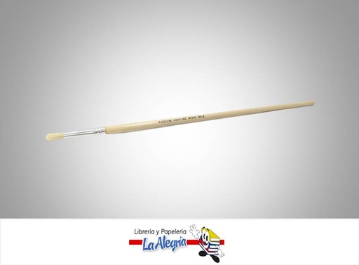 [T58206] PINCEL REDONDO MANGO LARGO 582 N06 UND MARCA TODY   