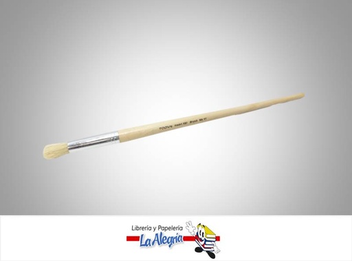 [T58211] PINCEL REDONDO MANGO LARGO 582 N11 UND MARCA TODY   