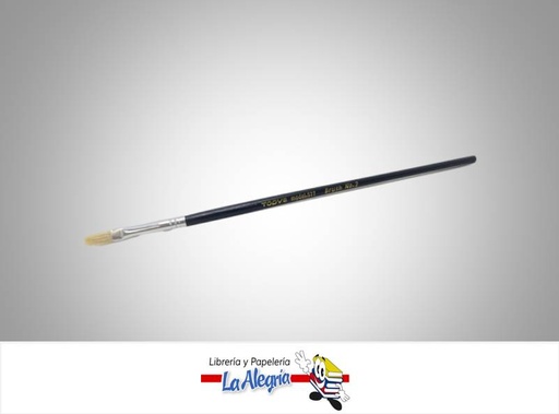 [T76602] PINCEL REDONDO MANGO CORTO 766 N02 UND MARCA TODY   