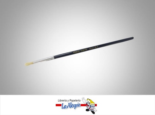 [T76604] PINCEL REDONDO MANGO CORTO 766 N04 UND MARCA TODY   