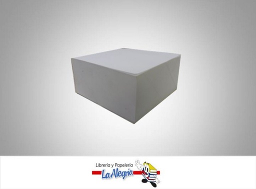 [TACO10] TACO BLANCO 500 HOJAS 9X9CM MARCA S/M