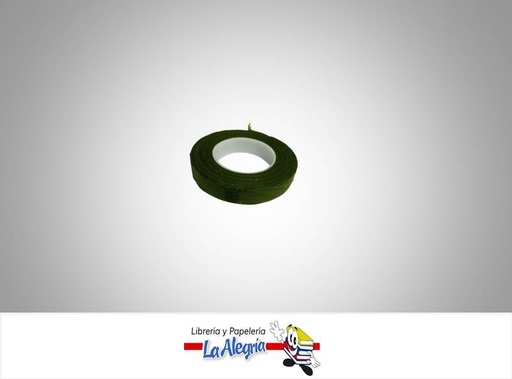 [TF13MM067] TEIPE FLORAL 13MM VERDE UND    