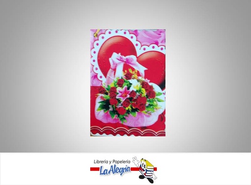 [TM120] TARJETA DE REGALO 6,6X9,5 CM VARIADO UND MARCA S/M   