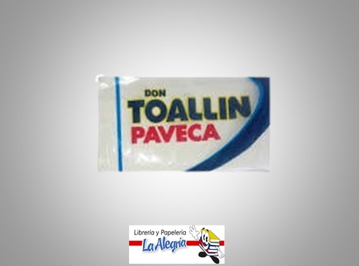 [7591098460430] DON TOALLIN TOALLAS INTERCALADAS PAQUETE DE 180 UND MARCA PAVECA
