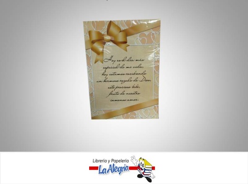 [TT00X1] TARJETA DE REGALO 18X26 SURTIDAS MARCA S/M   
