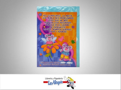 [TVL07] TARJETA DE REGALO C/SOBRE 22X16CM AMOR MARCA YHENS   