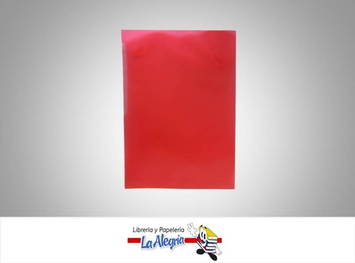 [TY2] FUNDA PLASTICA TIPO L CARTA ROJO    