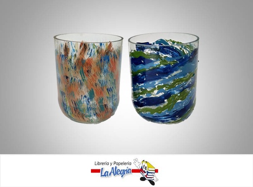 [VASO4] VASO VIDRIO CELINA 2UND MARCA S/M   