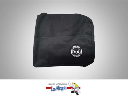 [WEYOUNG02] LONCHERA TERMICA 23X20CM NEGRA MARCA BRIVILAS