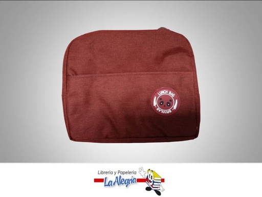 [WEYOUNG03] LONCHERA TERMICA 23X20CM ROJO MARCA BRIVILAS