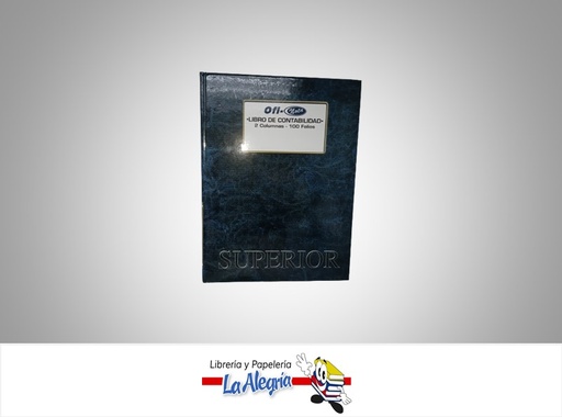 [7592474170103] LIBRO CONTABILIDAD 2 COLUMNAS 100 FOLIOS MARCA OFINOTA