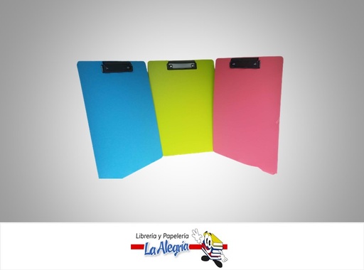 [6935205319067] TABLA DE CHEQUEO PLASTICO 22.5X31.5 CM 3 COLORES MARCA DELI