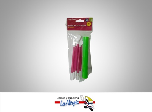 [7453086115596] HERRAMIENTAS PARA MASILLA (ESTILETES)PAQUETE DE 6PZ MARCA BAMBARY