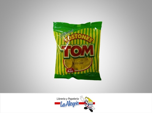 [7591874000393] TOSTON CON AJO 28GR  MARCA TOM