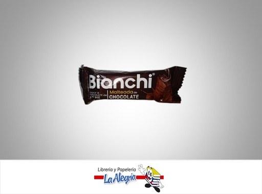 [7702993032138] BARRA BIANCHI MALTEADA DE CHOCOLATE 22 GR. UND MARCA SUPER