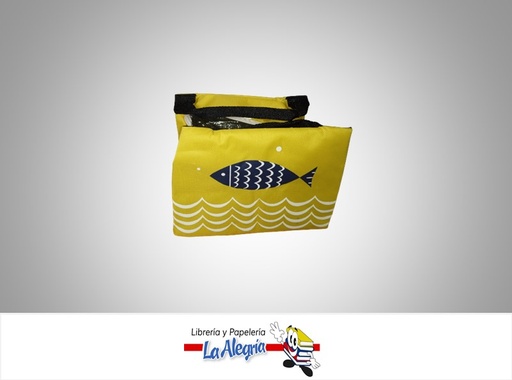 [LONCH03] LONCHERA TERMICA PEZ AMARILLA MARCA S/M