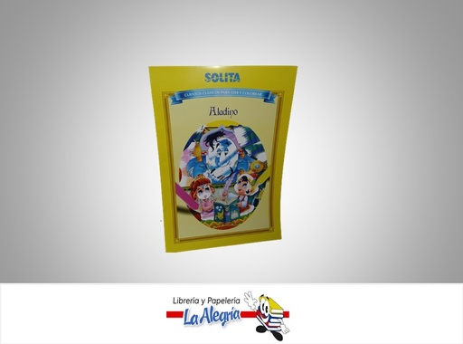 [7591147006879] ALADINO CUENTOS CLASICOS PARA LEER Y COLOREAR MARCA SOLITA