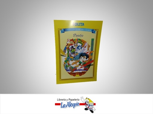 [7591147006886] PINOCHO CUENTOS CLASICOS PARA LEER Y COLOREAR MARCA SOLITA