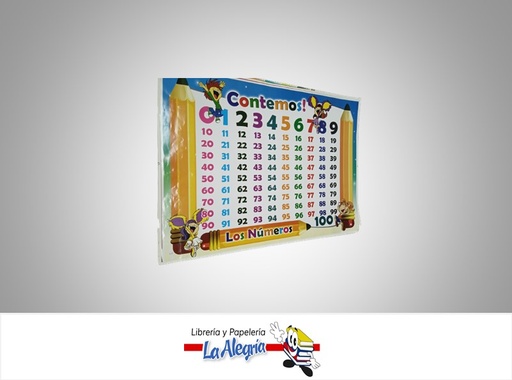 [AFG015] AFICHE GRANDE CONTEMOS LOS NUMEROS UND MARCA S/M