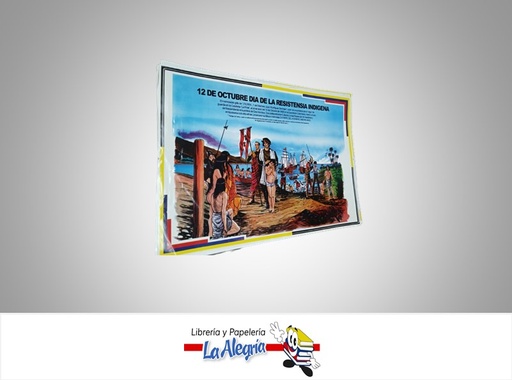 [AFG039] AFICHE GRANDE RESISTENCIA INDIGENA MARCA S/M