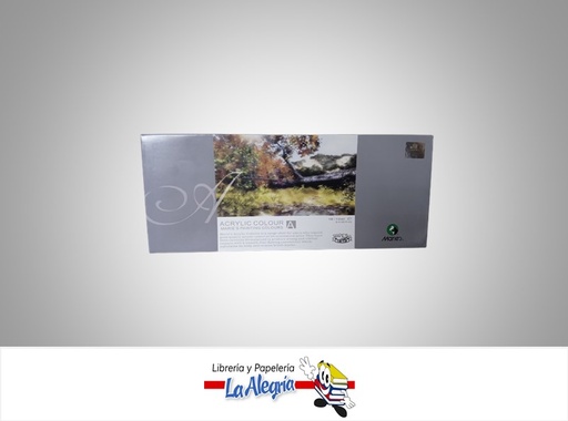 [6901893620181] PINTURA ACRILICA 818B 12ML PAQ 18 UND MARCA MARIES