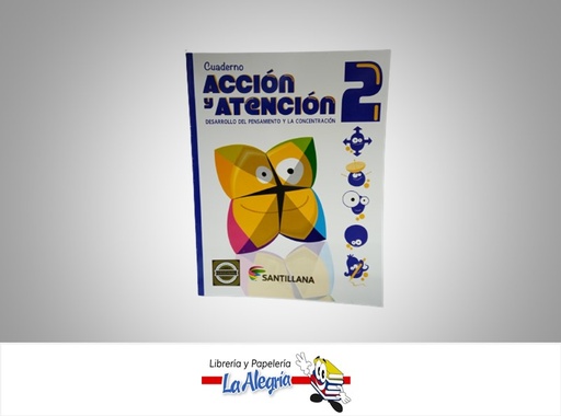 [7591524013391] CUADERNO DE ACCION Y ATENCION 2 TEMATICA LECTURA AUTOR DANIEL HERNANDEZ EDITORIAL SANTILLANA