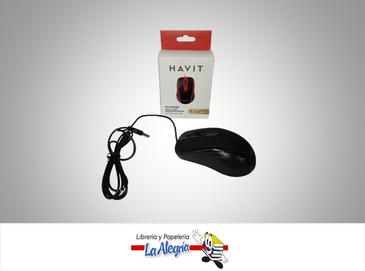 [6950676221916] MOUSE USB HAVIT MS753 BLACK MARCA HAVIT