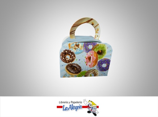 [CRDONAS] CAJA REGALO DONAS 11X6.5X6.5CM  UND MARCA S/M
