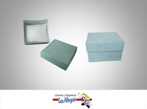 [CDR23] CAJA RELOJ 8.8X8.2X5.5 CM AZUL MARCA S/M