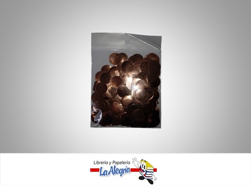[CG10018] CONFETI PARA GLOBO BRONCE MARCA S/M