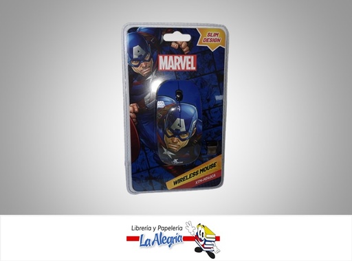 [798302231610] MOUSE INALAMBRICO CAPITAN AMAERICA  MARCA XTECH