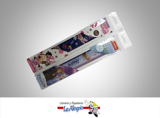 [7707898691879] REGLA PLASTICA DISNEY NIÑA 30 CENTIMETROS MARCA PRIMAVERA