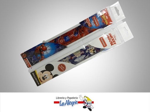 [7707898691886] REGLA PLASTICA DISNEY NIÑO 30 CENTIMETROS MARCA PRIMAVERA