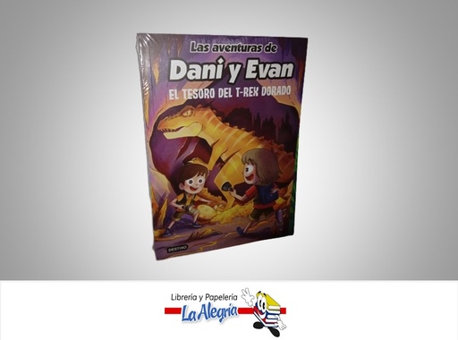 [9786287579132] LAS AVENTURAS DE DANI Y EVAN EL TESORO DEL T-REX DORADO TEMATICA CUENTOS INFANTILES AUTOR PLANETA LIBROS MARCA PLANETA LIBROS