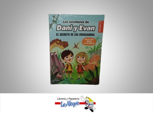 [9789584289759] LAS AVENTURAS DE DANI Y EVAN EL SECRETO DE LOS DINOSAURIOS TEMATICA CUENTOS INFANTILES AUTOR PLANETA LIBROS MARCA PLANETA LIBROS
