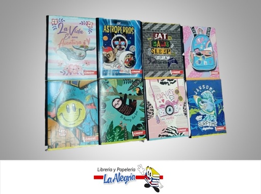 [7598874007889] LIBRETA CUADRICULADO 100 HOJAS MARCA CRISVI