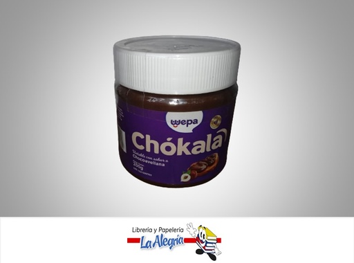 [608037769282] CHOCOLATE  AVELLANA UNTABLE 200G CHOKALA MARCA WEPA