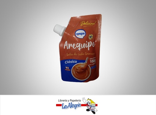 [765542343052] AREQUIPE CLASICO 100G TOPPING MARCA WEPA