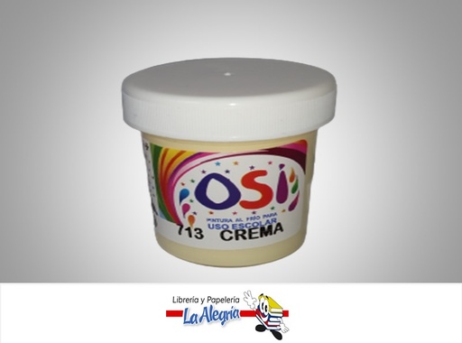 [7592595000693] PINTURA AL FRIO 60CC CREMA MARCA OSI